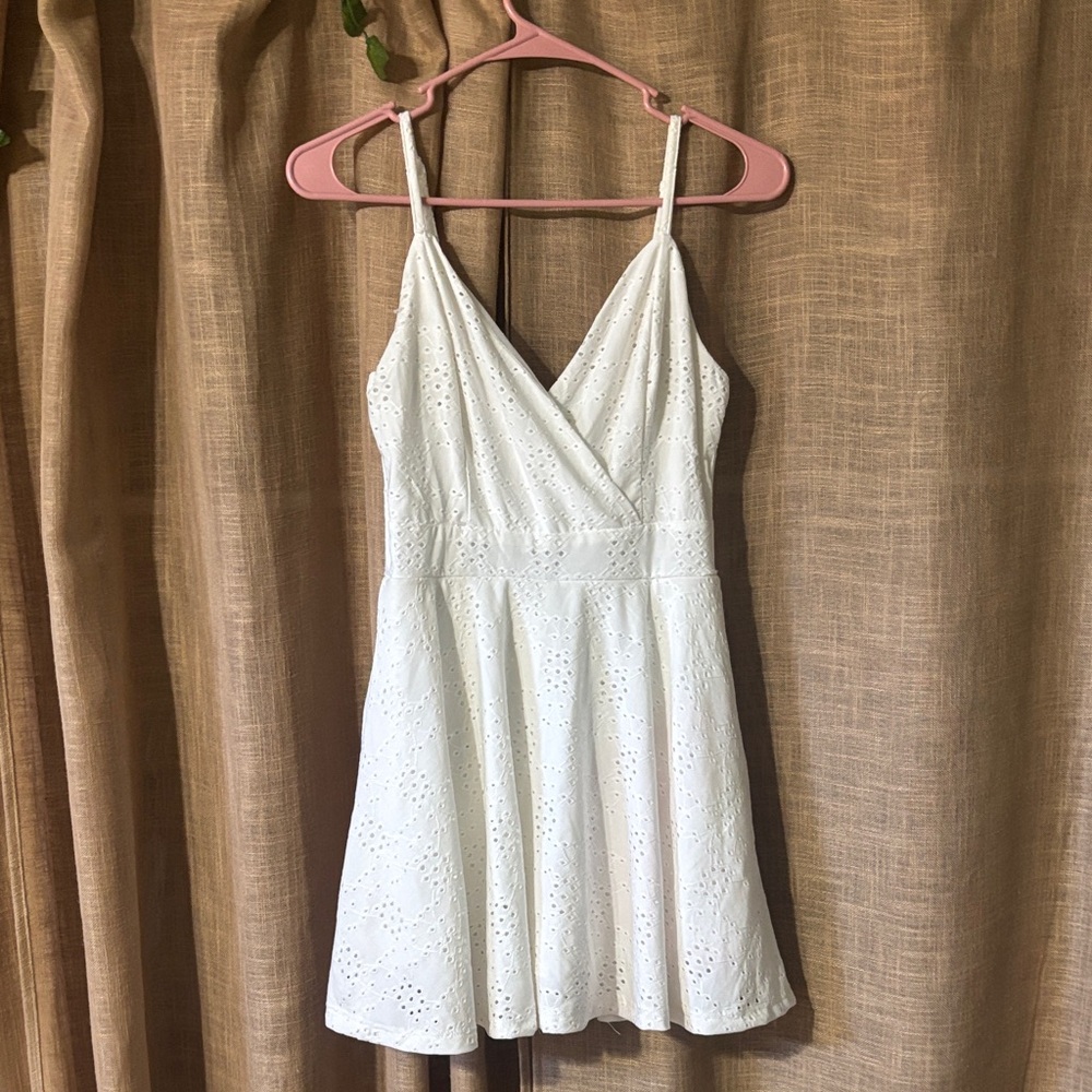 J for Justify White Eyelet Mini Dress